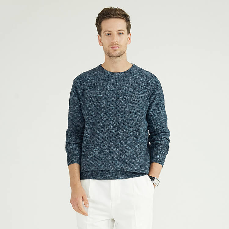 Support Customized Fashion Knitted Cable Men Strickpullover
